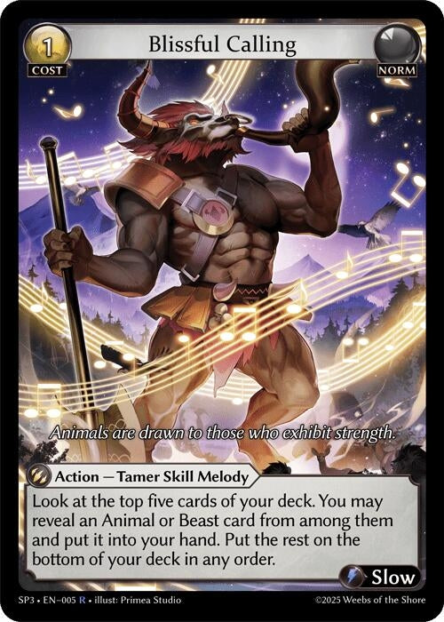 Image for Blissful Calling (005) (Supporter Pack 3) - Grand Archive TCG