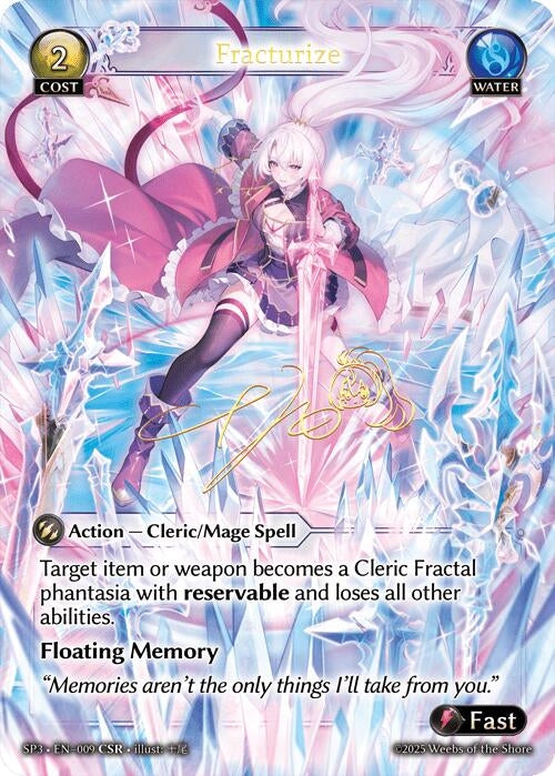 Image for Fracturize (CSR) (009) (Supporter Pack 3) - Grand Archive TCG