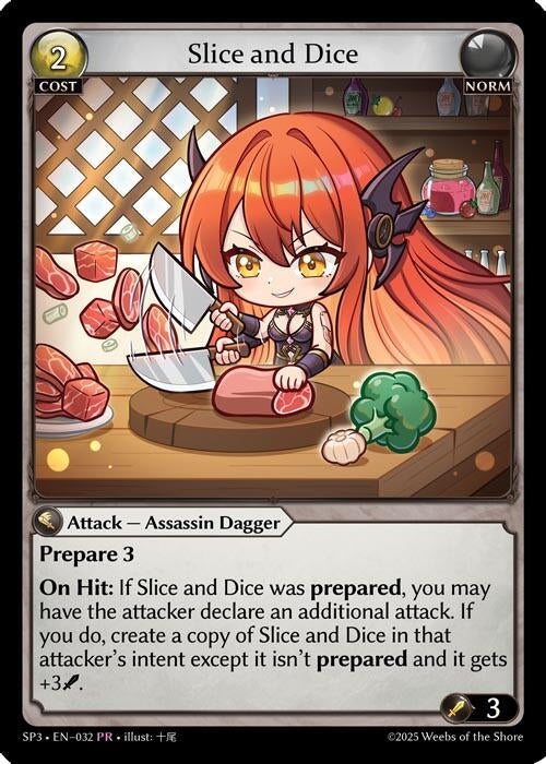 Image for Slice and Dice (032) (032) (Supporter Pack 3) - Grand Archive TCG