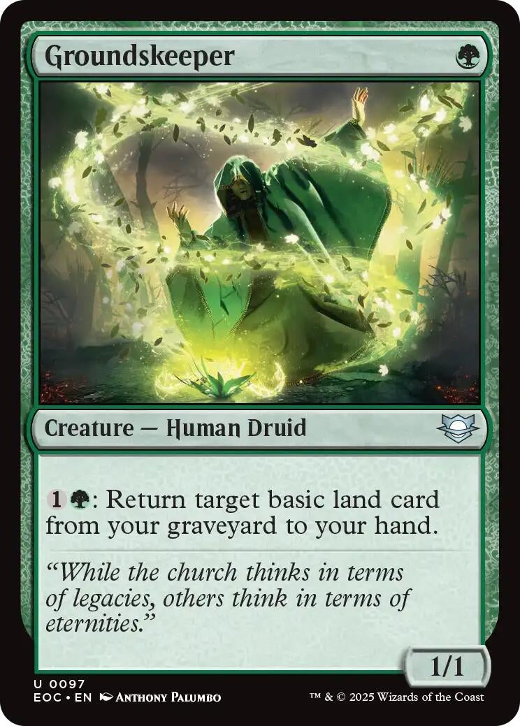 Image for Groundskeeper (97) (Commander: Edge of Eternities) - Magic: The Gathering