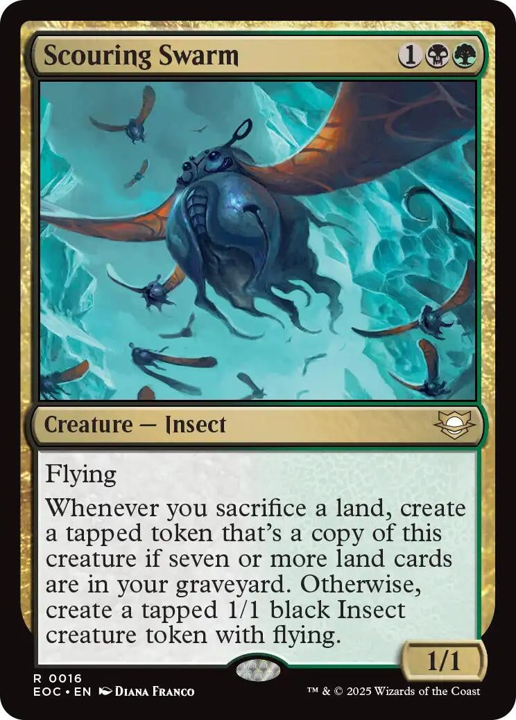 Image for Scouring Swarm (16) (Commander: Edge of Eternities) - Magic: The Gathering