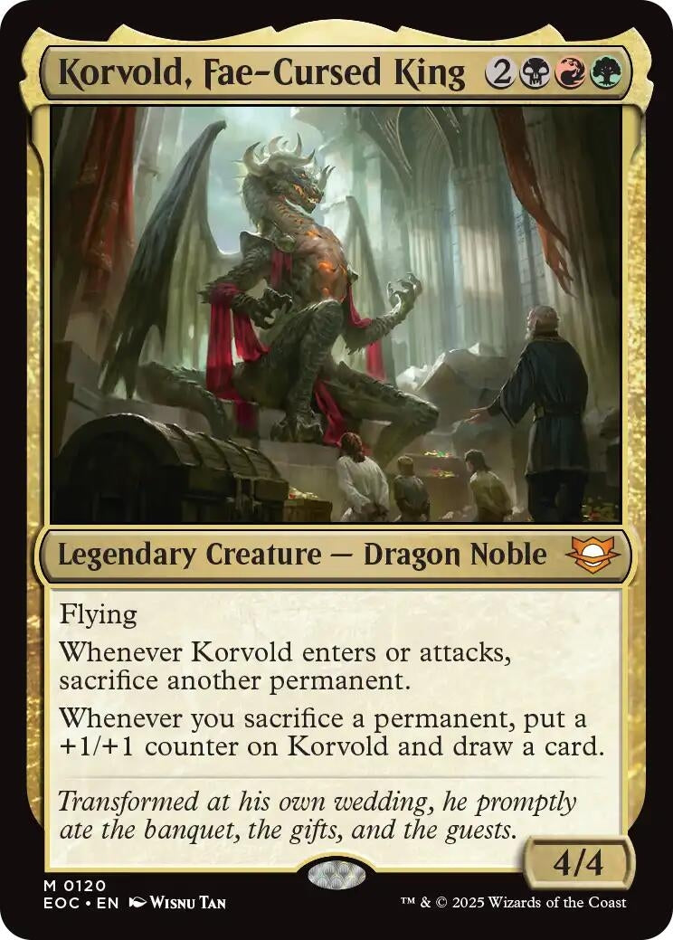 Image for Korvold, Fae-Cursed King (120) (Commander: Edge of Eternities) - Magic: The Gathering