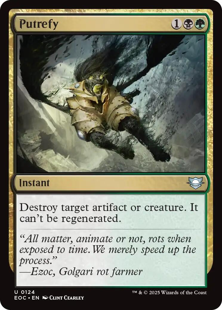 Image for Putrefy (124) (Commander: Edge of Eternities) - Magic: The Gathering