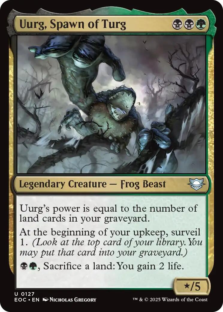 Image for Uurg, Spawn of Turg (127) (Commander: Edge of Eternities) - Magic: The Gathering