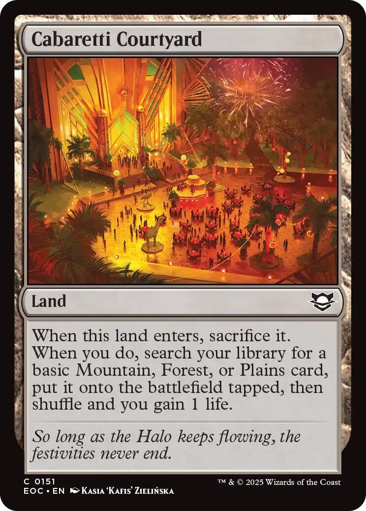 Image for Cabaretti Courtyard (151) (Commander: Edge of Eternities) - Magic: The Gathering