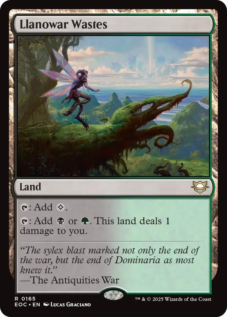 Image for Llanowar Wastes (165) (Commander: Edge of Eternities) - Magic: The Gathering