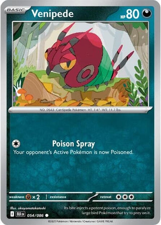 Venipede (054/086) (SV: Black Bolt)