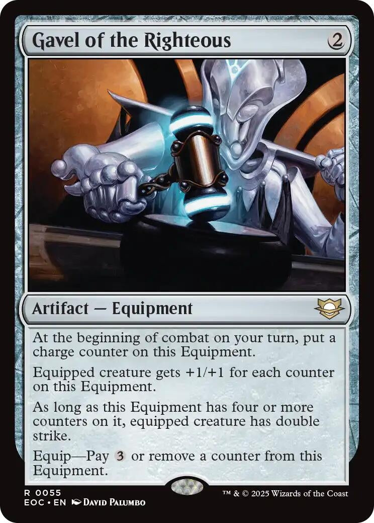 Image for Gavel of the Righteous (55) (Commander: Edge of Eternities) - Magic: The Gathering
