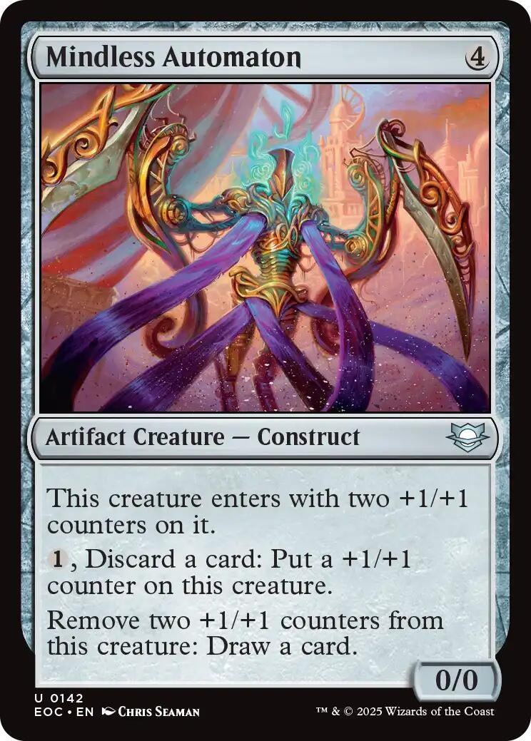 Image for Mindless Automaton (142) (Commander: Edge of Eternities) - Magic: The Gathering