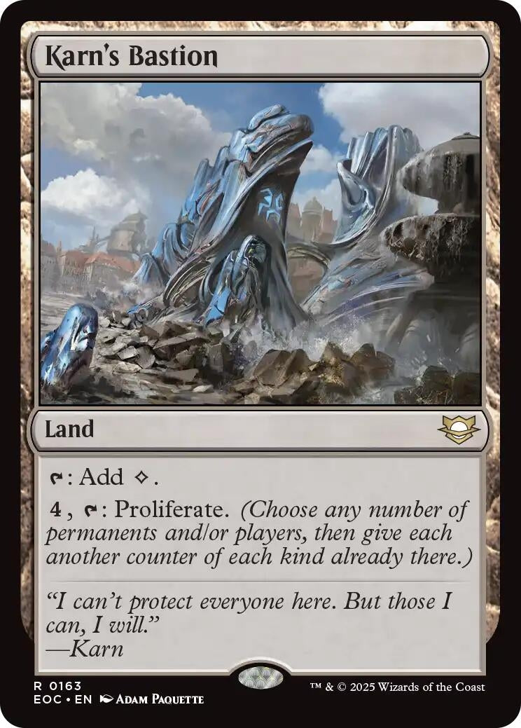 Image for Karn's Bastion (163) (Commander: Edge of Eternities) - Magic: The Gathering