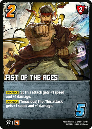 Image for Fist of the Ages (SF601 16/21) (Challenger Series: Street Fighter 6) - UniVersus