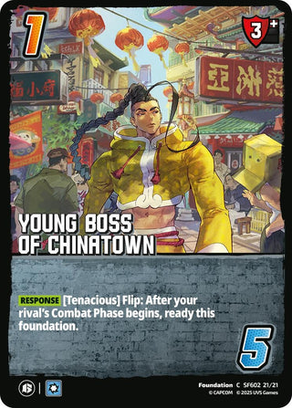 Image for Young Boss of Chinatown (SF602 21/21) (Challenger Series: Street Fighter 6) - UniVersus