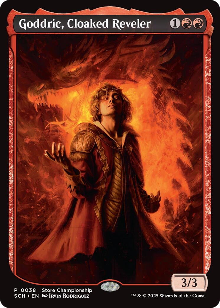Image for Goddric, Cloaked Reveler (38) (Game Day & Store Championship Promos) - Magic: The Gathering