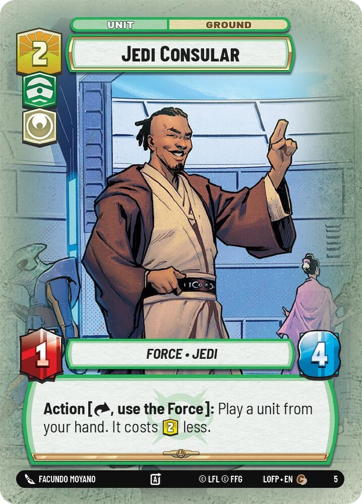 Image for Jedi Consular (5) (Legends of the Force - Weekly Play Promos) - Star Wars: Unlimited