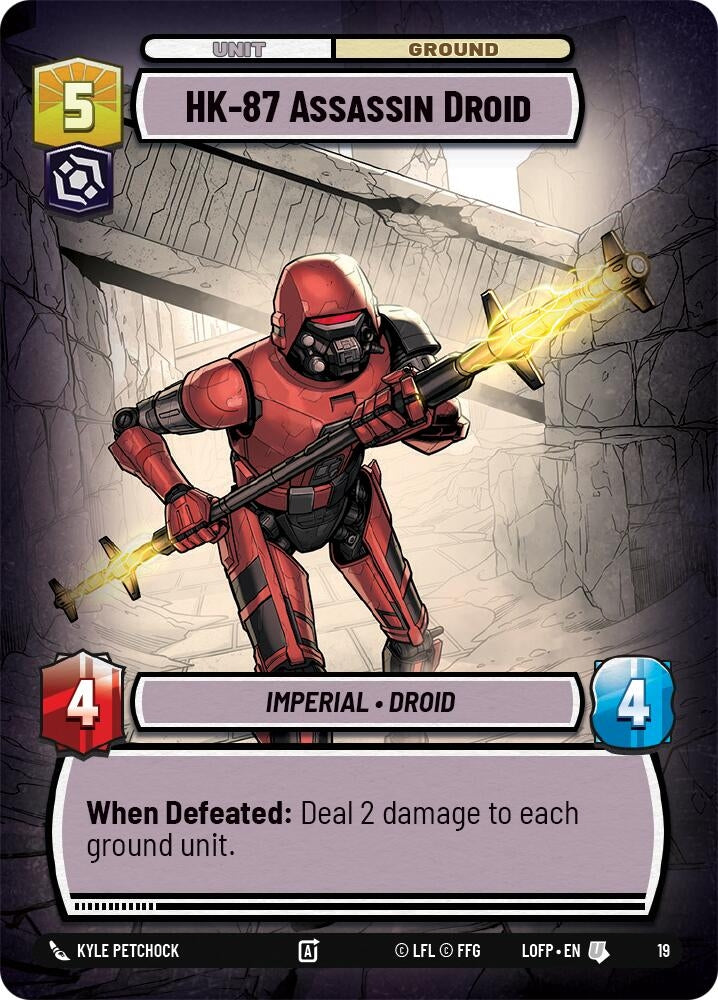 Image for HK-87 Assassin Droid (19) (Legends of the Force - Weekly Play Promos) - Star Wars: Unlimited