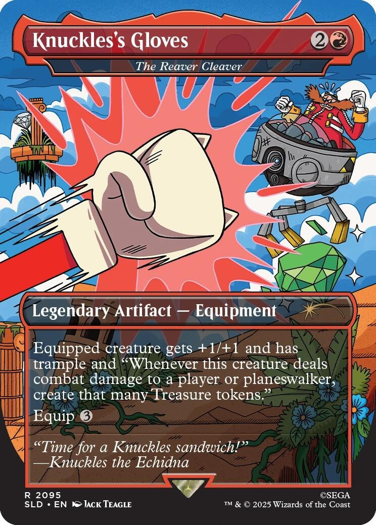 Image for Knuckles's Gloves - The Reaver Cleaver (2095) (Secret Lair Drop Series) - Magic: The Gathering