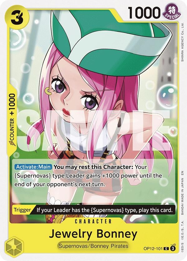 Jewelry Bonney (101) (OP12-101) (Legacy of the Master)