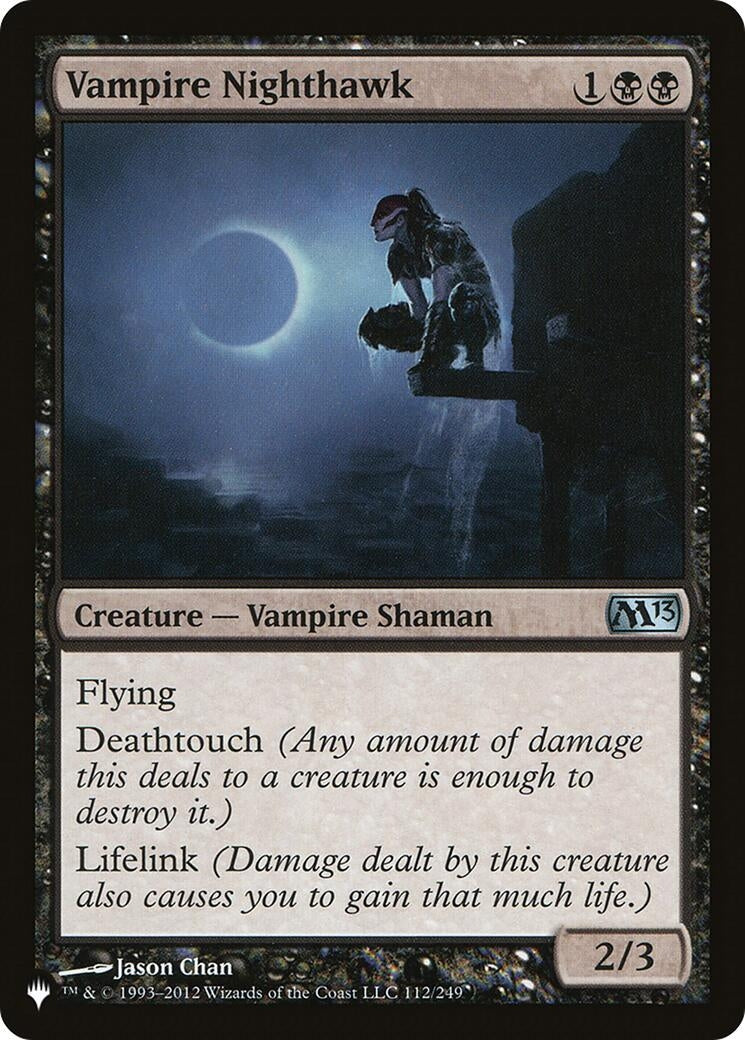Image for Vampire Nighthawk (112) (The List Reprints) - Magic: The Gathering