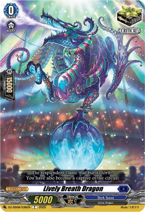 Image for Lively Breath Dragon (DZ-SS08/036EN) (DZ-SS08: Festival Booster 2025) - Cardfight Vanguard