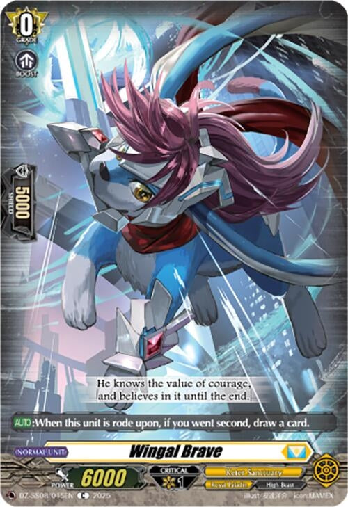 Image for Wingal Brave (DZ-SS08/045EN) (DZ-SS08: Festival Booster 2025) - Cardfight Vanguard