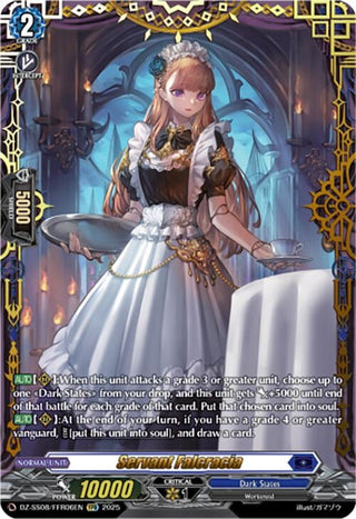 Image for Servant Falcracia (FFR) (DZ-SS08/FFR06EN) (DZ-SS08: Festival Booster 2025) - Cardfight Vanguard