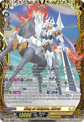 Image for King of Knights, Alfred (FFR) (DZ-SS08/FFR10EN) (DZ-SS08: Festival Booster 2025) - Cardfight Vanguard