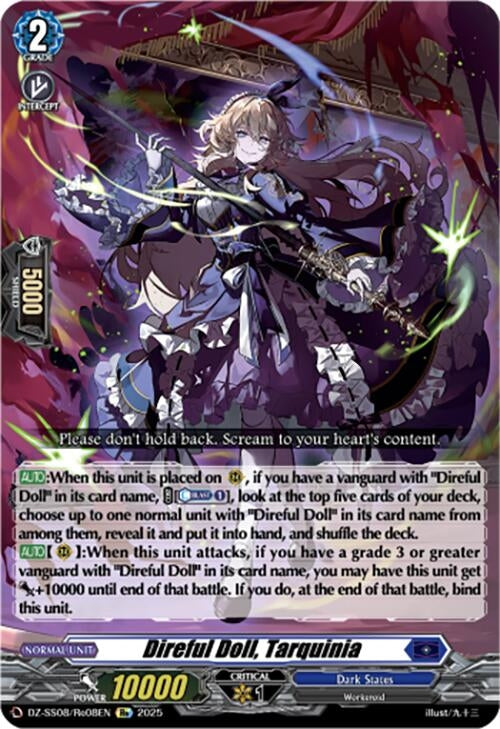 Image for Direful Doll, Tarquinia (DZ-SS08/Re08EN) (DZ-SS08: Festival Booster 2025) - Cardfight Vanguard