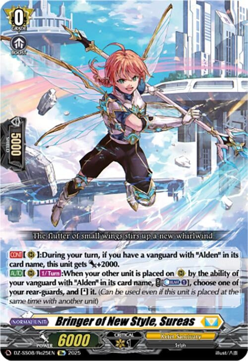 Image for Bringer of New Style, Sureas (DZ-SS08/Re25EN) (DZ-SS08: Festival Booster 2025) - Cardfight Vanguard