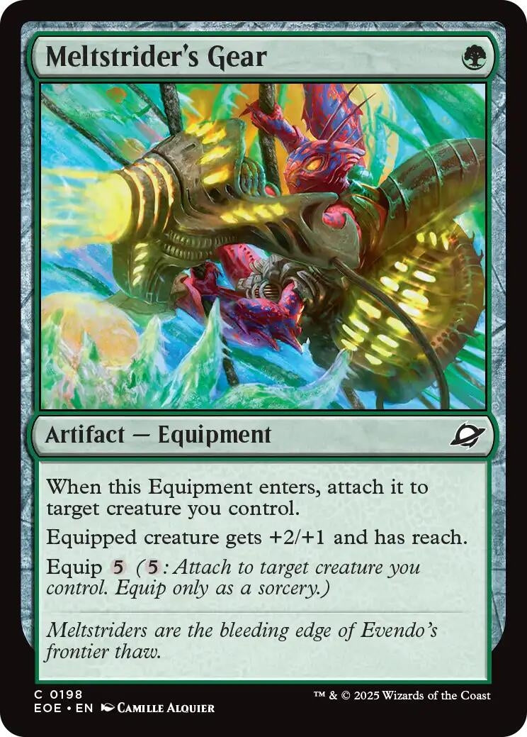 Image for Meltstrider's Gear (198) (Edge of Eternities) - Magic: The Gathering