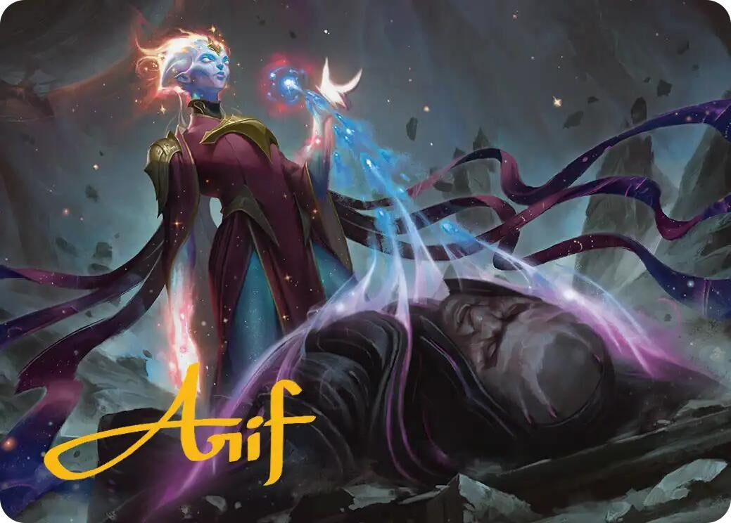 Image for Lightstall Inquisitor Art Card (Gold-Stamped Signature) (5) (Art Series: Edge of Eternities) - Magic: The Gathering