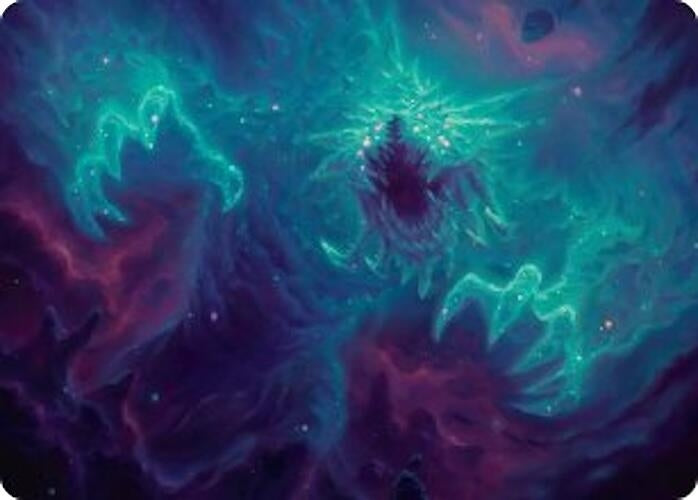 Image for Cosmogoyf Art Card (24) (Art Series: Edge of Eternities) - Magic: The Gathering