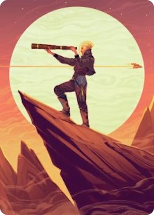 Image for Sami, Wildcat Captain Art Card (37) (Art Series: Edge of Eternities) - Magic: The Gathering