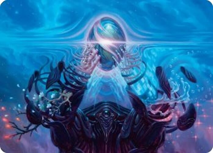 Image for The Endstone Art Card (28) (Art Series: Edge of Eternities) - Magic: The Gathering