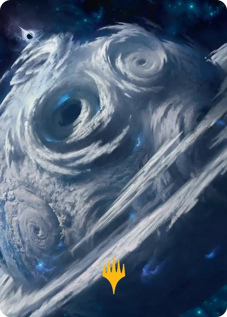 Image for Uthros, Titanic Godcore Art Card (Gold-Stamped Planeswalker Symbol) (34) (Art Series: Edge of Eternities) - Magic: The Gathering