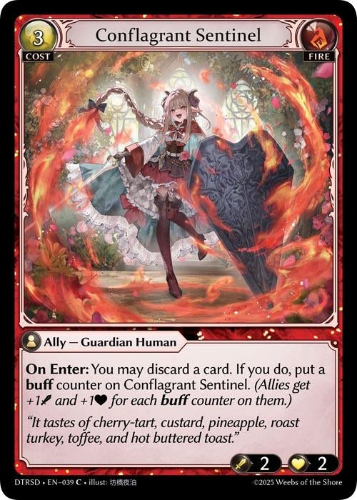 Image for Conflagrant Sentinel (39) (Distorted Reflections Starter Decks) - Grand Archive TCG