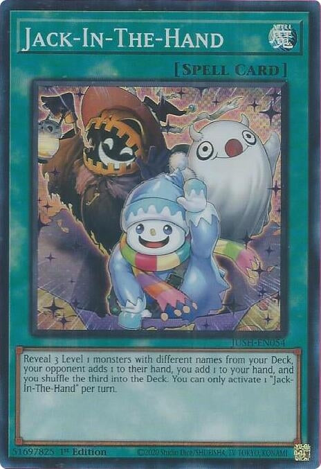 Jack-In-The-Hand (Super Rare) (JUSH-EN054) (Justice Hunters)