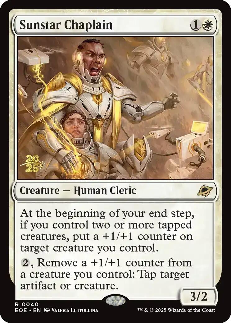 Image for Sunstar Chaplain (40) (Prerelease Cards) - Magic: The Gathering