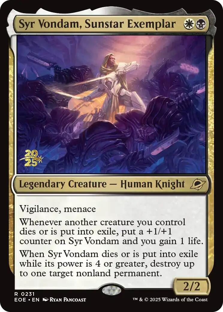 Image for Syr Vondam, Sunstar Exemplar (231) (Prerelease Cards) - Magic: The Gathering