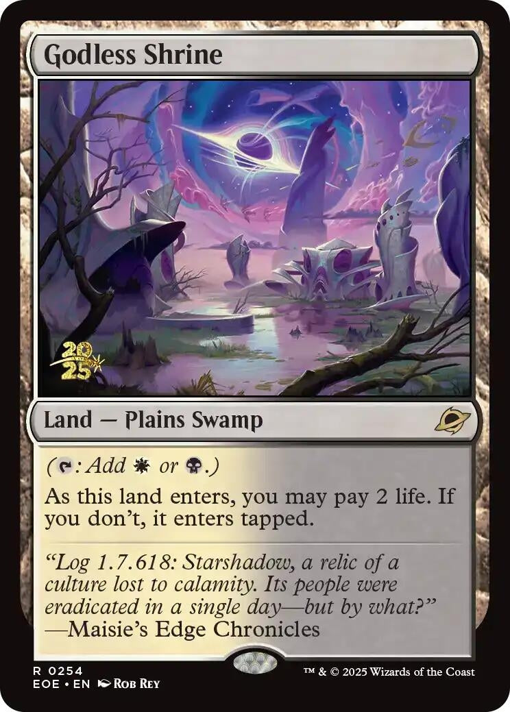 Image for Godless Shrine (254) (Prerelease Cards) - Magic: The Gathering