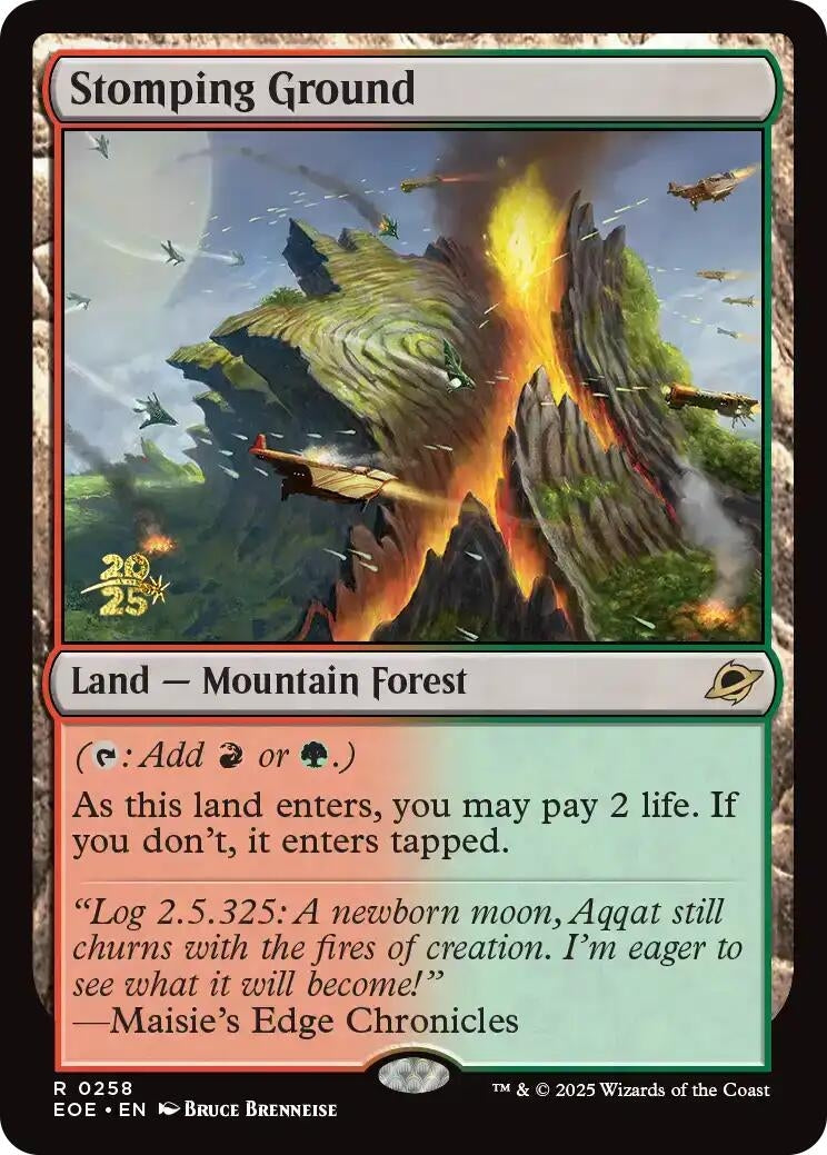 Image for Stomping Ground (258) (Prerelease Cards) - Magic: The Gathering
