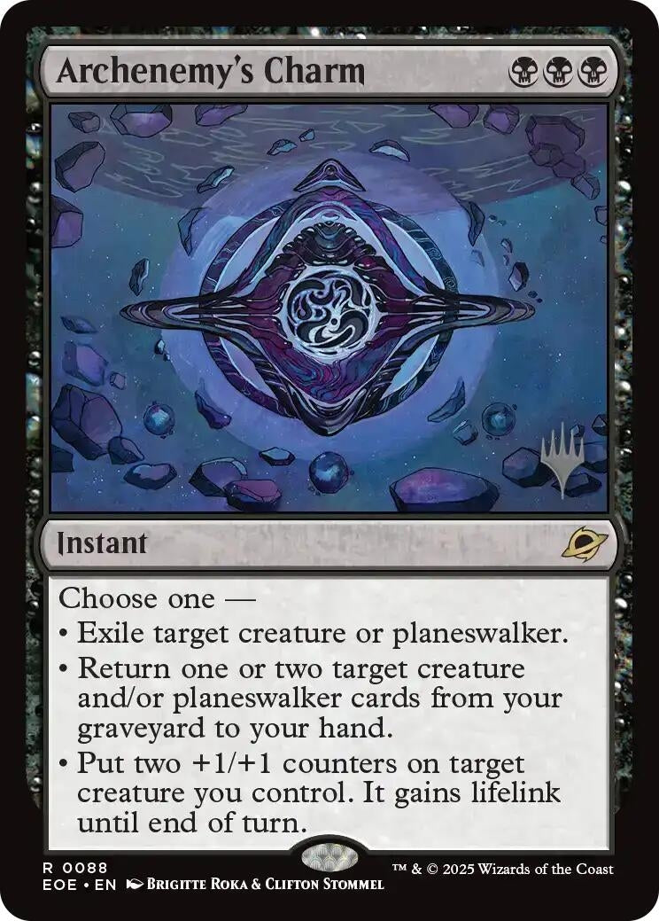 Image for Archenemy's Charm (88) (Promo Pack: Edge of Eternities) - Magic: The Gathering
