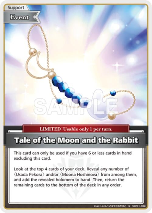 Image for Tale of the Moon and the Rabbit (S) (hBP01-109) (Blooming Radiance) - hololive OFFICIAL CARD GAME