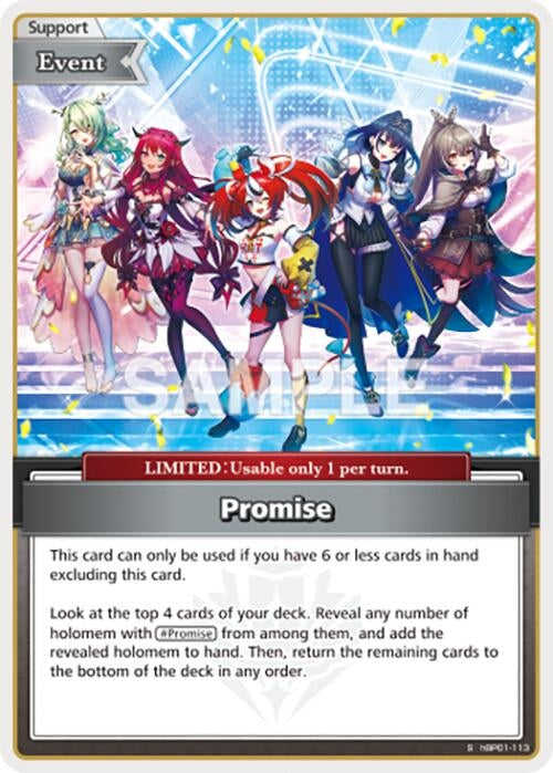 Image for Promise (S) (hBP01-113) (Blooming Radiance) - hololive OFFICIAL CARD GAME