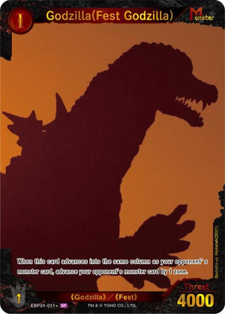 Image for Godzilla (Fest Godzilla) (EBP01-011+) (EBP01-011+) (Booster Set 1: Godzilla VS. Godzilla) - Godzilla Card Game