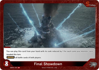 Image for Final Showdown (EBP01-033) (EBP01-033) (Booster Set 1: Godzilla VS. Godzilla) - Godzilla Card Game