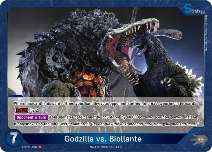 Image for Godzilla vs. Biollante (EBP01-066) (EBP01-066) (Booster Set 1: Godzilla VS. Godzilla) - Godzilla Card Game