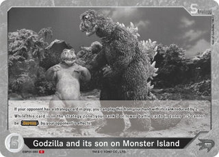 Image for Godzilla and its son on Monster Island (EBP01-080) (EBP01-080) (Booster Set 1: Godzilla VS. Godzilla) - Godzilla Card Game