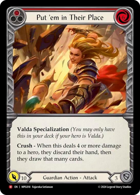 Put 'Em In Their Place (MPG018) (Mastery Pack Guardian)
