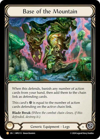 Image for Base of the Mountain (MPG113) (Mastery Pack Guardian) - Flesh and Blood TCG
