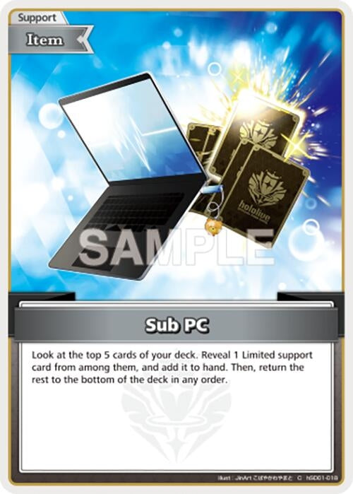 Image for Sub PC (C) (hSD01-018) (Start Deck: Tokino Sora and Azki) - hololive OFFICIAL CARD GAME